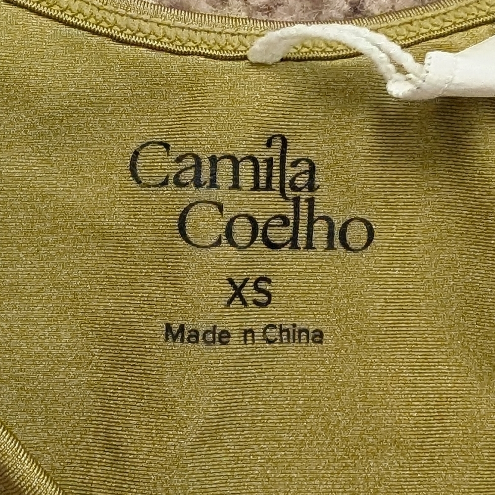 Camila Coelho Odara Green High-Cut Bikini Bottoms Size XS - Picture 7 of 11